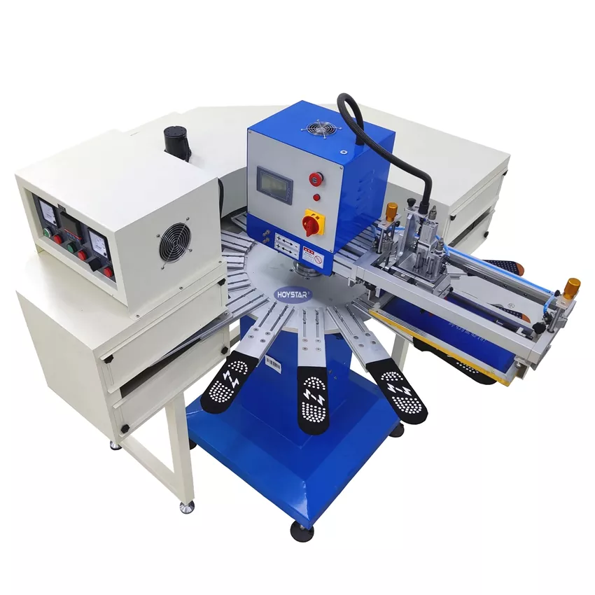 Машина для шелкографии на носках большого размера